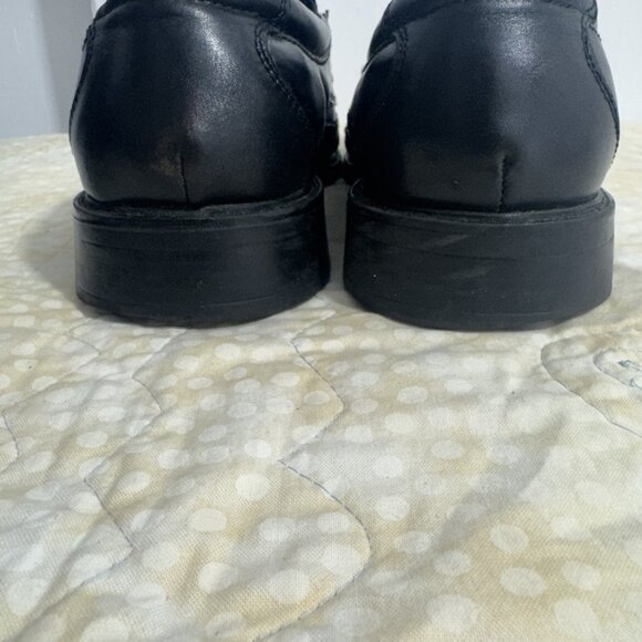 Docker 90-27224 Franchise Black Leather Slipon ComfortDress Loafer Men Shoe 9. - Picture 5 of 8